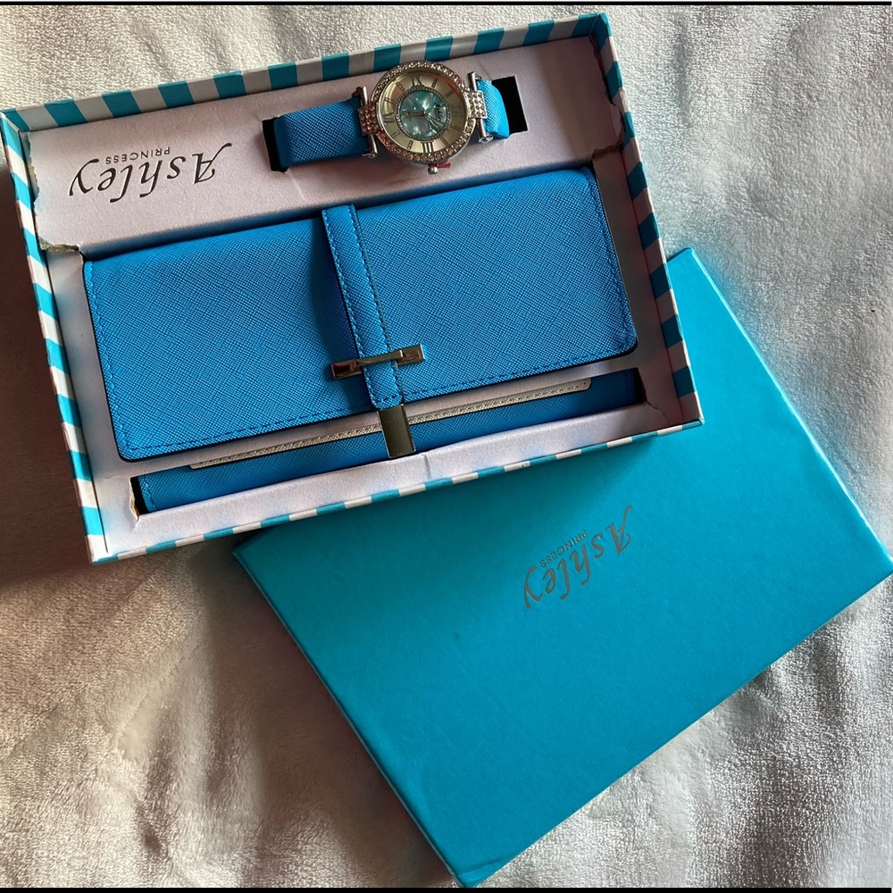 Ashley princess wallet & watch set